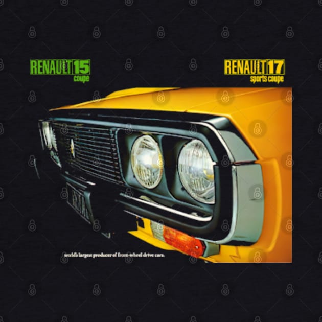 RENAULT 15 and 17 - brochure by Throwback Motors